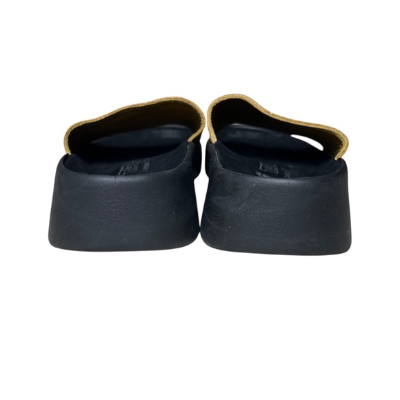 Birkenstock Tatami Bridget Slide Sandals Women's Size 37 6 GOLD Leather Slip On - Picture 8 of 11